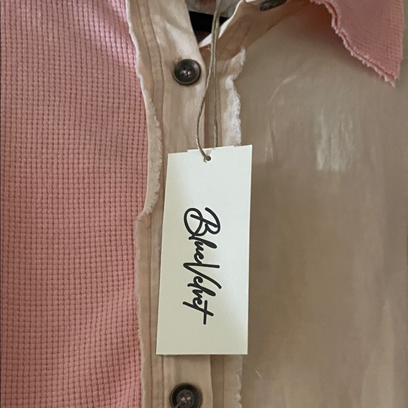 Bohemian Patchwork Button-Up Blouse - Picture 5 of 13